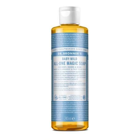 Jabon liquido neutro bebe/niño bio 240ml Dr. Bronner's