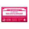 Pastilla de jabon de rosas bio 140g Dr. Bronner's