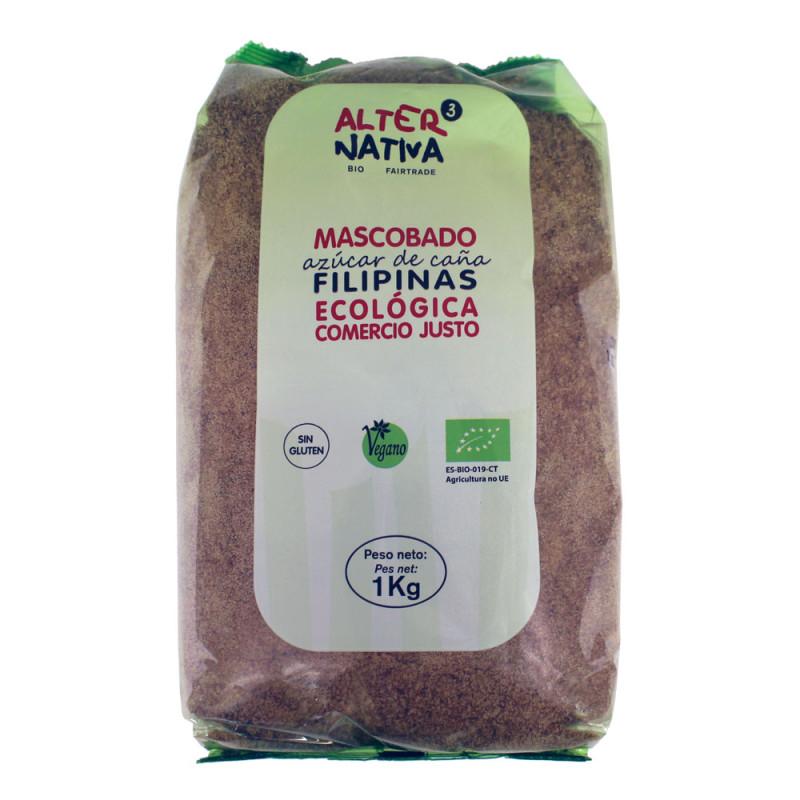 Azucar de caña mascobado de Filipinas bio 1 kg Alternativa 3