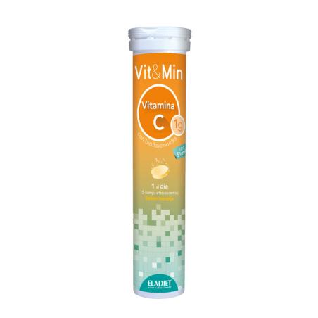 Vit&Min vitamina C 15 comprimidos efervescentes Eladiet