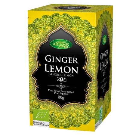 Jengibre limon - Ginger lemon 20 filtros Artemis