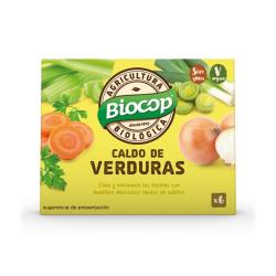 Caldo de verduras cubitos bio 6x11g Biocop