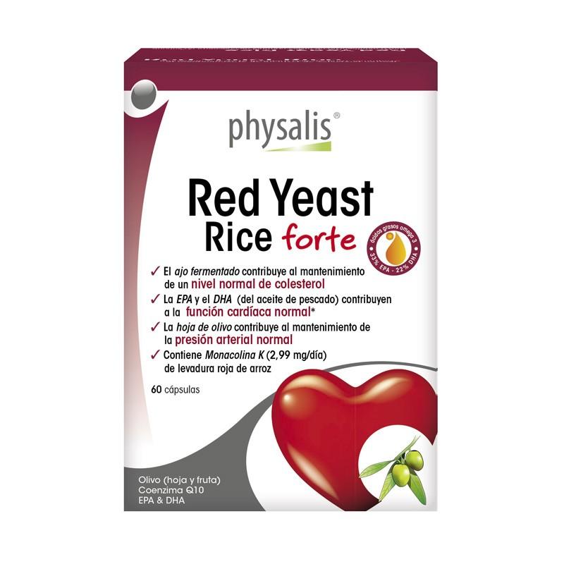 Levadura roja de arroz FORTE 60 capsulas Physalis Levadura roja de arroz FORTE 60 capsulas Physalis