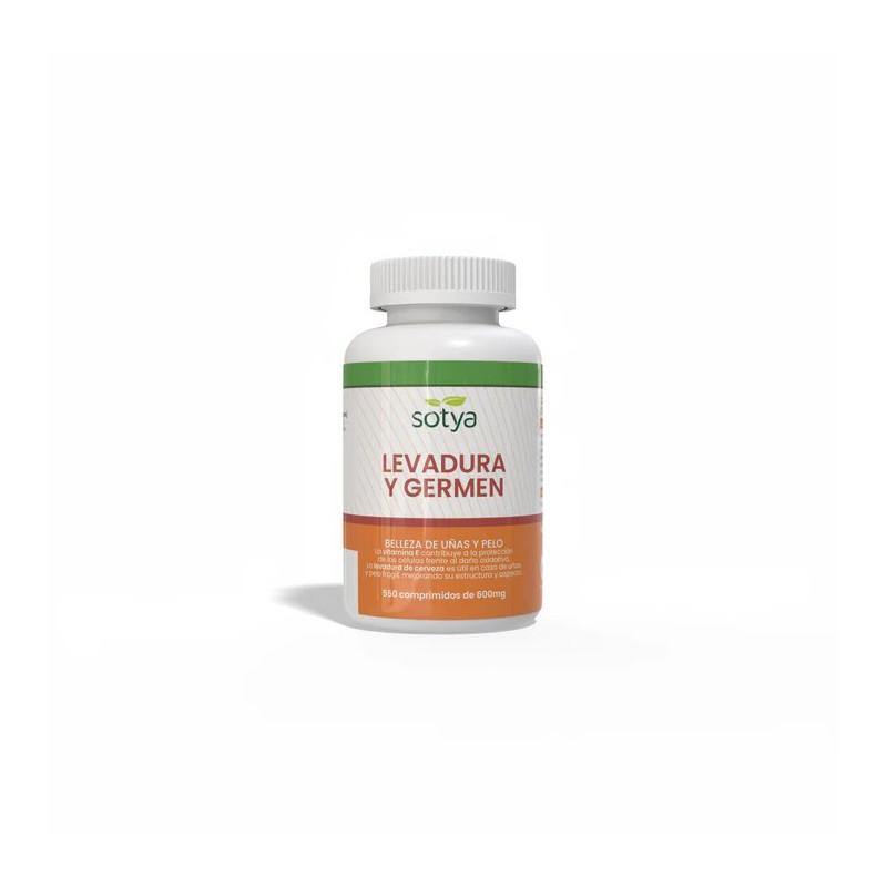 Levadura de cerveza y germen de trigo 600mg 550 comprimidos Sotya Levadura de cerveza y germen de trigo 600mg 550 comprimidos Sotya