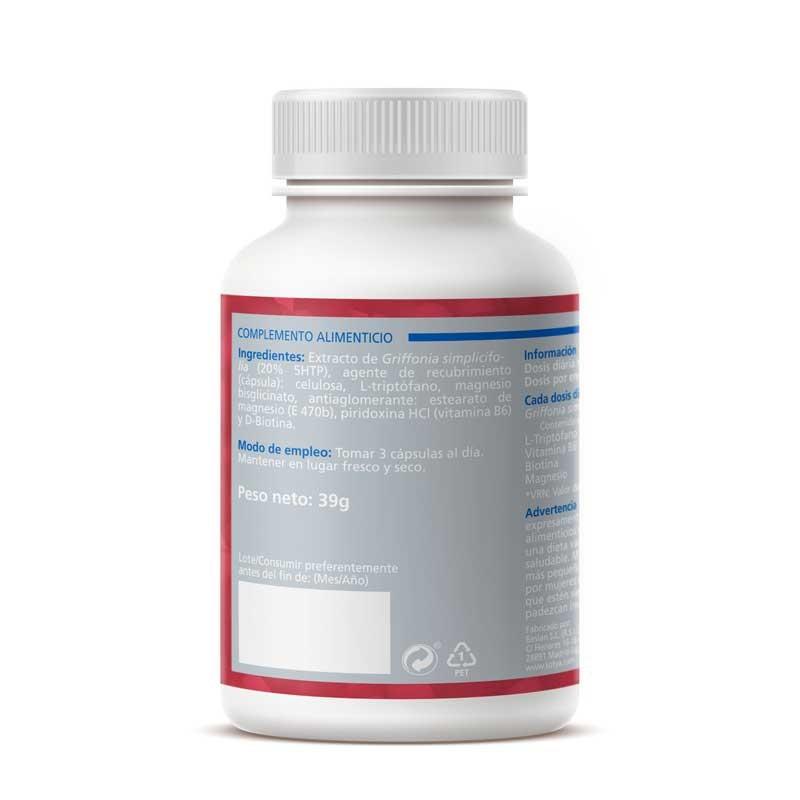 Triptofano 5HTP+B6+Biotina+Magnesio 650mg 60 capsulas Sotya