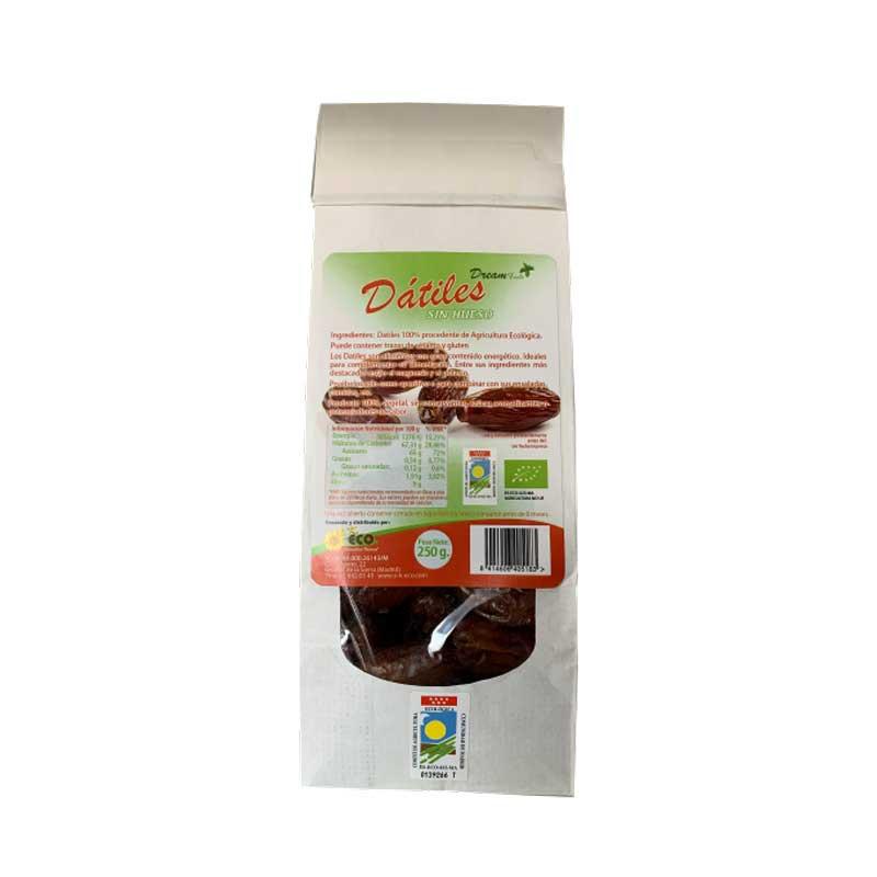 Datiles sin hueso Bio 250g Dream Foods Datiles sin hueso Bio 250g Dream Foods