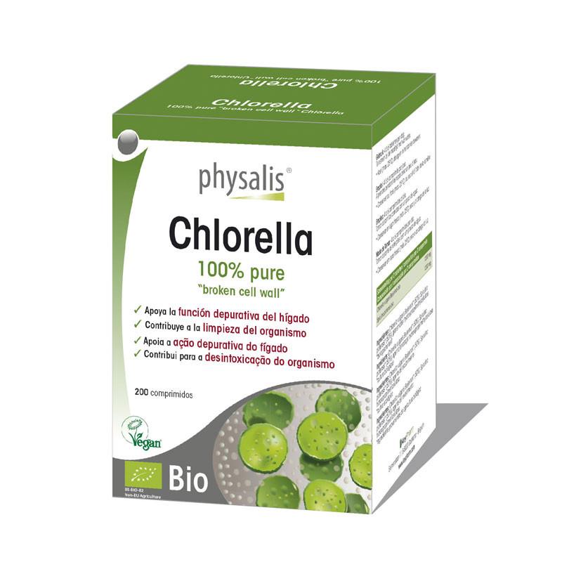 Chlorella bio 200 comprimidos Physalis Chlorella bio 200 comprimidos Physalis