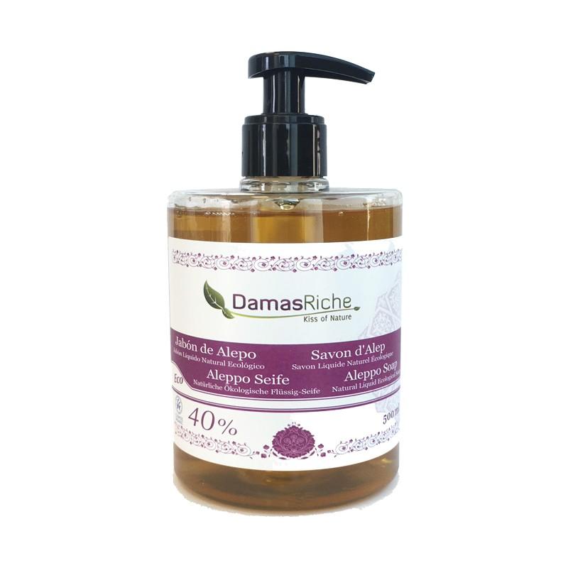 Jabon de Alepo Liquido 40% 500ml Damasriche Jabon de Alepo Liquido 40% 500ml Damasriche