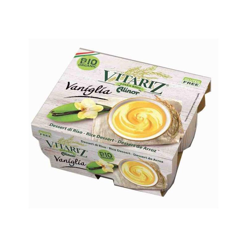 Postre de arroz vainilla Bio 4x100g Vitariz Postre de arroz vainilla Bio 4x100g Vitariz