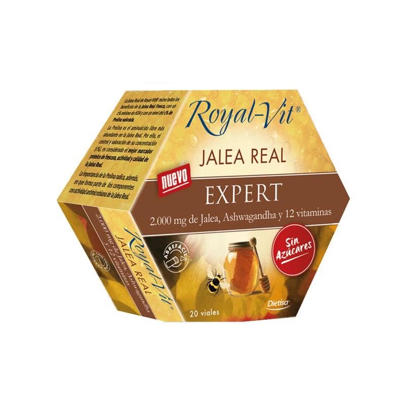 Jalea real Expert sin azucar 20 viales 2000mg Dietisa Jalea real Expert sin azucar 20 viales 2000mg Dietisa