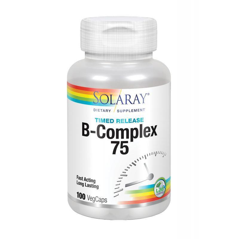 Vitamina B Complex 75 - 100vcaps Solaray