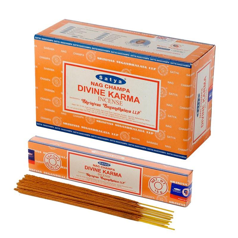 Incienso Satya Divine Karma 12x15g Nag Champa Incienso Satya Divine Karma 12x15g Nag Champa