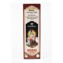 Henna castaño oscuro pasta 200g Radhe Shyam