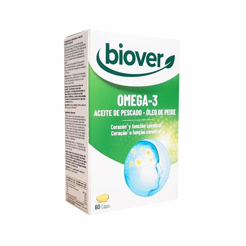 Omega3 aceite de pescado 60 capsulas Biover Omega3 aceite de pescado 60 capsulas Biover