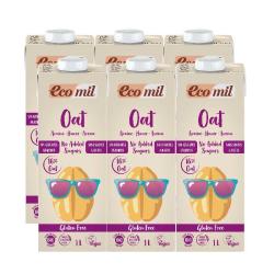 Bebida de avena s/gluten Oat Nature Bio 6x1L Ecomil