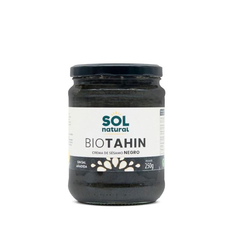 Tahin Negro crema de sesamo negro bio 250g Sol Natural