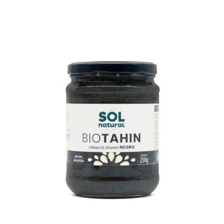 Tahin Negro crema de sesamo negro bio 250g Sol Natural