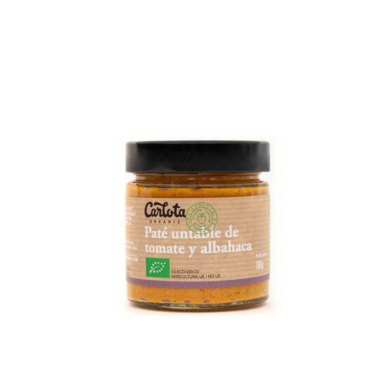 Pate de Tomate y Albahaca Bio 180g Carlota Organic Pate de Tomate y Albahaca Bio 180g Carlota Organic