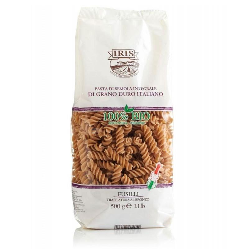 Fusilli de trigo integral BIO 500 g IRIS Fusilli de trigo integral BIO 500 g IRIS