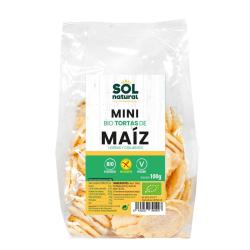 Mini tortitas de maiz Bio 100g Sol Natural