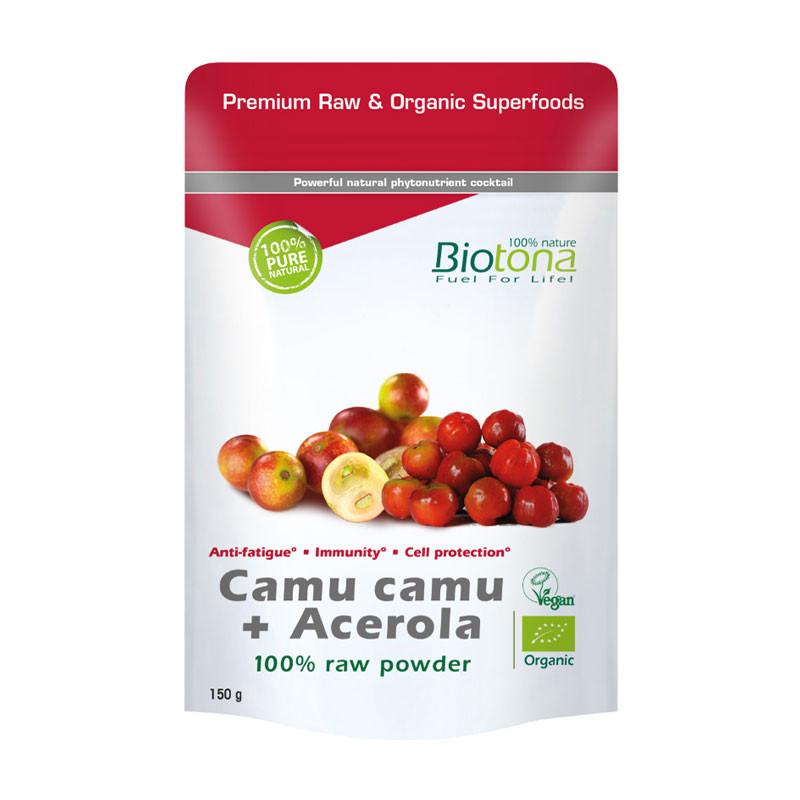 Camu Camu y acerola Vegan superfood Bio 150g Biotona Camu Camu y acerola Vegan superfood Bio 150g Biotona