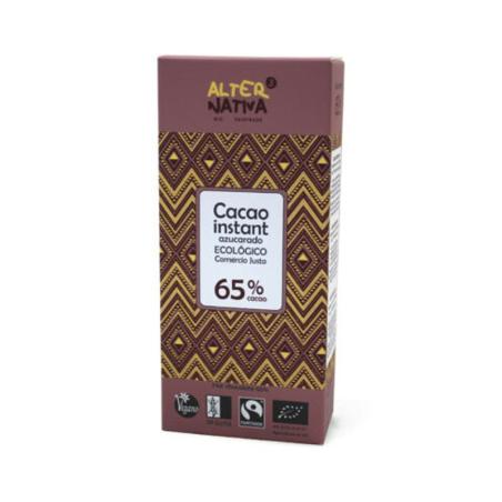 Cacao instantaneo 65% min Bio 400 g Alternativa 3