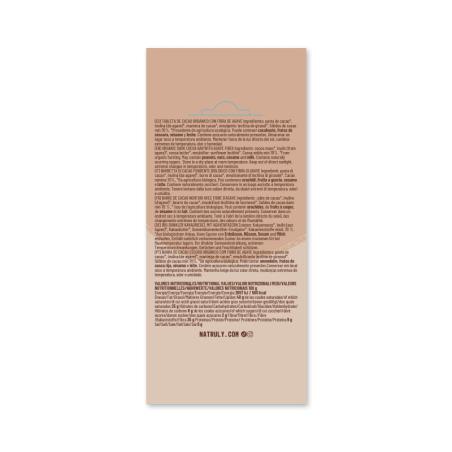 Tableta de Chocolate Negro BIO 85g Natruly
