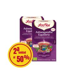 Yogi Tea Ashwagandha Equilibrio 2ª unidad al 50% 17 filtros BIO