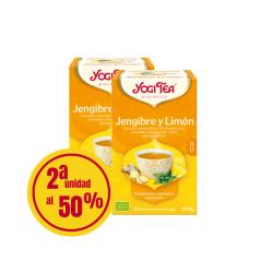 Yogi Tea Jengibre y Limon 2ª unidad al 50% 17 filtros BIO