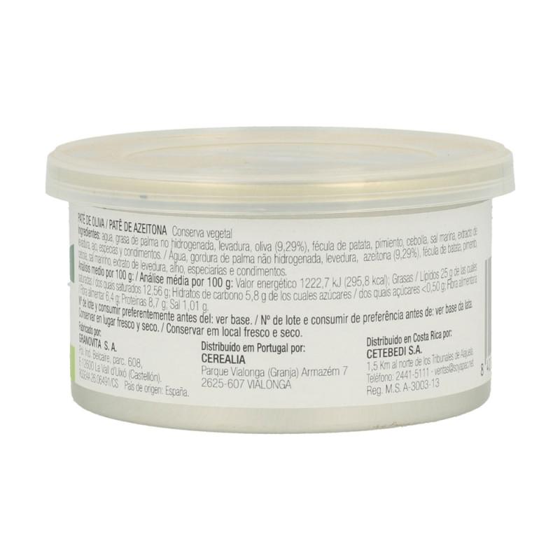 Pate de oliva lata 125g Granovita
