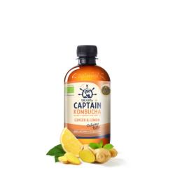 Kombucha Ginger & Lemon Bio 400ml Captain Kombucha