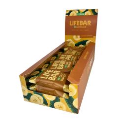 Barrita de avena banana dream Bio 40g x 15 uds Lifebar