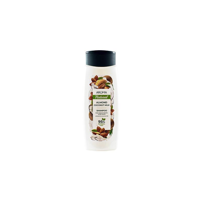 Champu Coco y almendra Raices grasas, puntas secas 400ml Rose&Rose