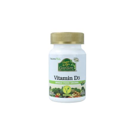 Garden Vitamina D3 60 caps Natures Plus