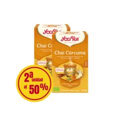 Yogi Tea Chai Curcuma 2ª unidad al 50% 17 filtros BIO