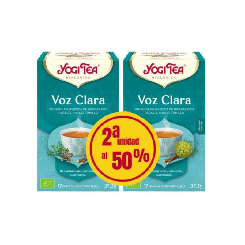 Yogi Tea Voz Clara 2ª unidad al 50% 17 filtros BIO