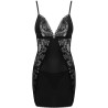 OBSESSIVE - MADERRIS CHEMISE and TANGA M-L