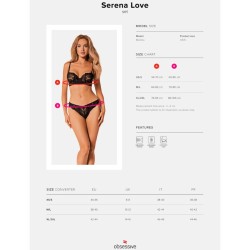 OBSESSIVE - SERENA LOVE SET 2 PIEZAS XS-S