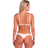 PASSION - ANUVERA SET SUJETADOR TANGA BLANCO L-XL
