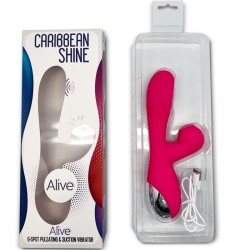 ALIVE - CARIBBEAN SHINE VIBRADOR and ONDAS ESTIMULADORAS FUCSIA