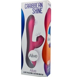 ALIVE - CARIBBEAN SHINE VIBRADOR and ONDAS ESTIMULADORAS FUCSIA