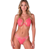 PASSION - RESILQUE SET SUJETADOR TANGA ROJO S-M