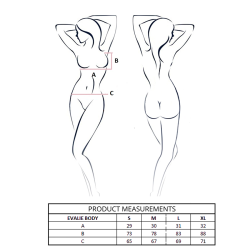 PASSION - EVALIE BODY BLANCO S-M