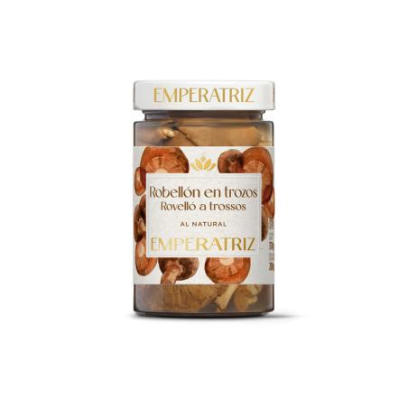 Rovellon en trozos al natural bio 370ml Emperatriz