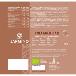 Barrita de Colageno Almendra y Cacao BIO 12x55g Jarmino