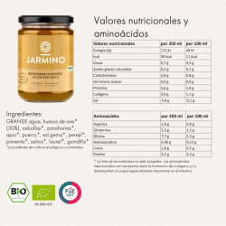 Caldo de Huesos de Pollo BIO 350ml Jarmino