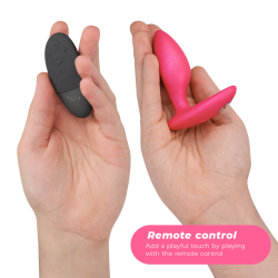WE-VIBE - DITTO PLUG ANAL VIBRADOR ROSA