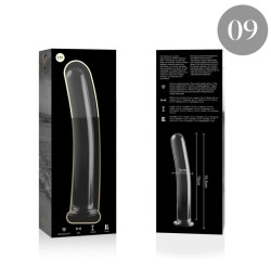 NEBULA SERIES BY IBIZA - MODELO 9 DILDO CRISTAL TRANSPARENTE 15.5 CM -O- 2.5 CM