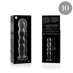 NEBULA SERIES BY IBIZA - MODELO 10 DILDO CRISTAL TRANSPARENTE 16.5 CM -O- 3.5 CM