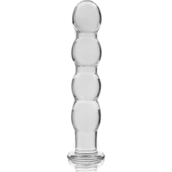 NEBULA SERIES BY IBIZA - MODELO 10 DILDO CRISTAL TRANSPARENTE 16.5 CM -O- 3.5 CM